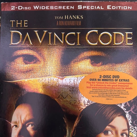 The Da Vinci Code 2-Disc DVD Widescreen Special Edition - Picture 1 of 1